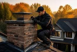 Chimney maintenance and inspection work