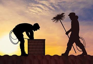 Professional chimney sweep and cleaning service