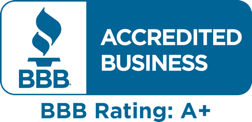 Better Business Bureau Accredited Business, BBB Rating A+ logo